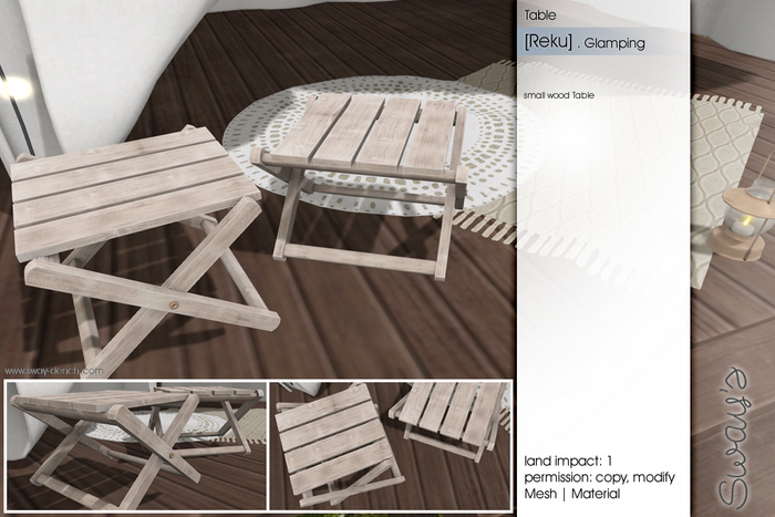 Sway's [Reku] Glamping . Table