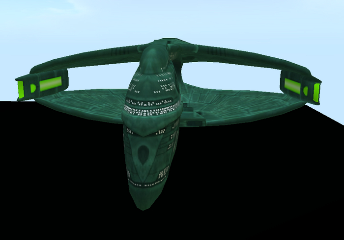 Full Perm Static mesh prop Rommie Warbird space ship 