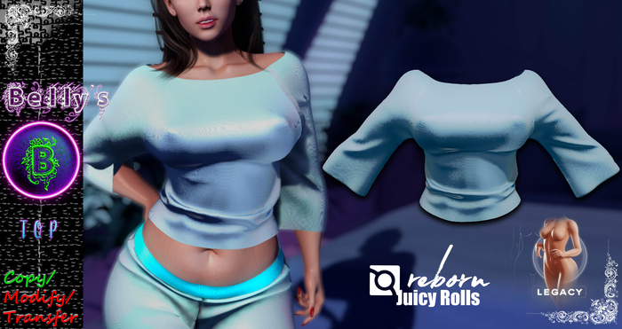 Belly's Silky Top Blue