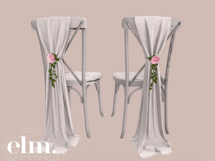 Elm. "The Reception" Chairs [White]