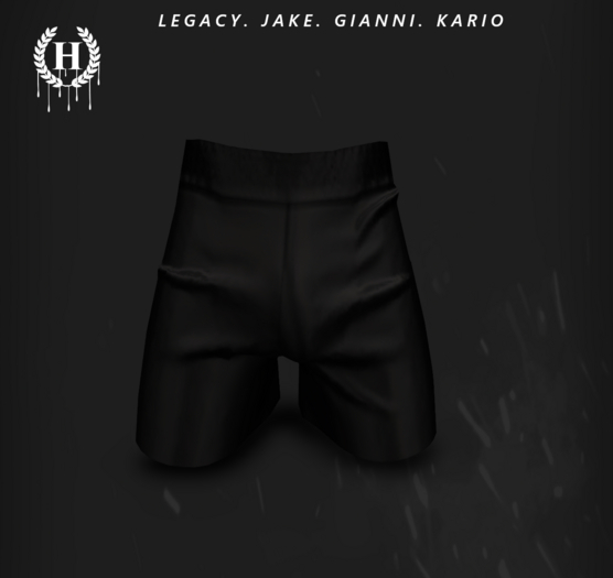 [H.] LUX SHORTS BLK- Unpack.