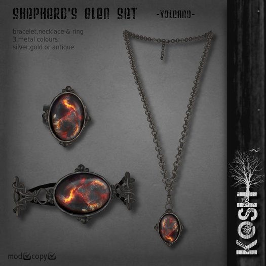 KOSH- SHEPHERD'S GLEN SET -VOLCANO-