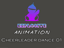 Explosive animation - Cheerleader dance 01 Full Perm