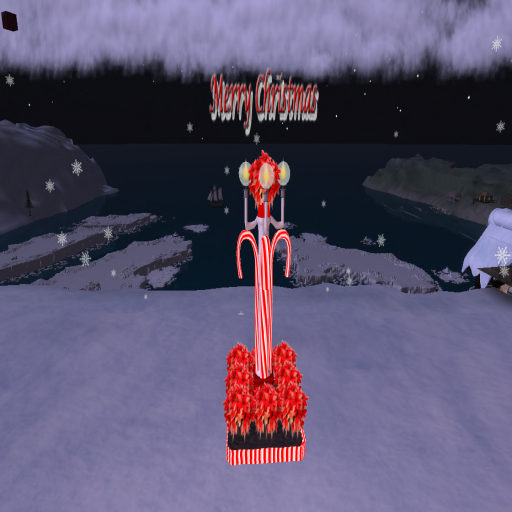 Candy Cane Christmas Lamp Click Banner For Song