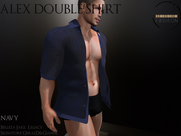 Alex Double Shirt Navy