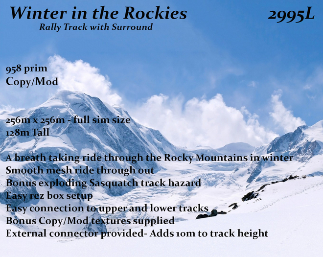 Winter in the Rockies Rally Track - FullPerm