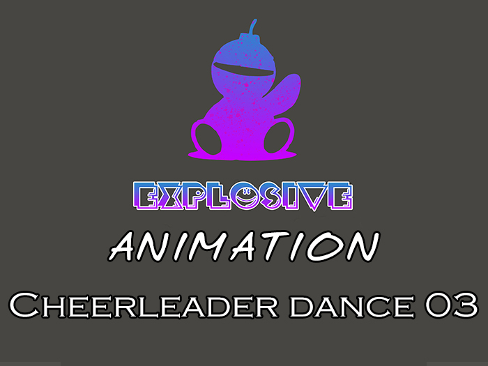 Explosive animation - Cheerleader dance 03