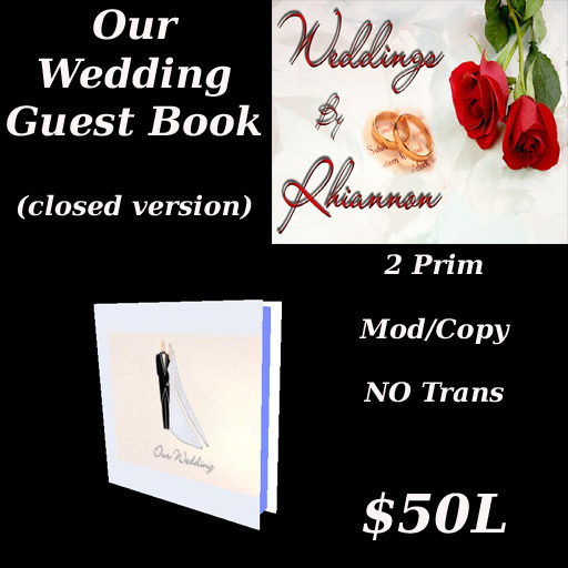 Our Wedding Closed Guest Book