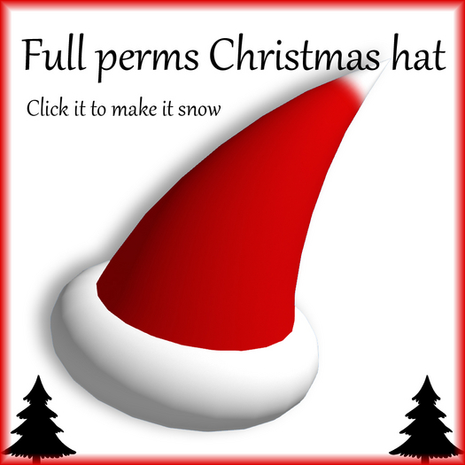 Christmas hat that makes snow