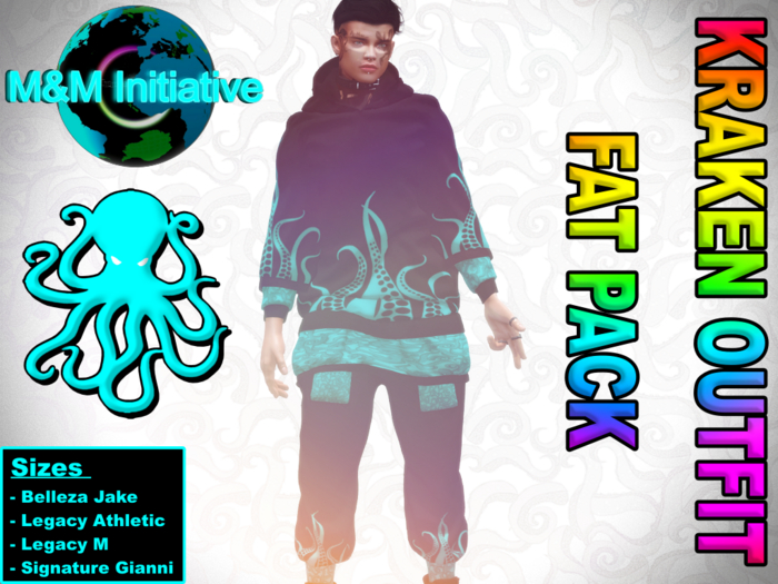 M&M Initiative - Delivery Hud - Kraken Outfit - Fat Pack
