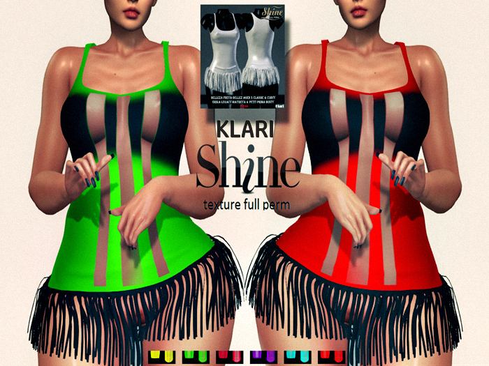 AJ   [SHINE FULL PERM] DRESS KLARI  _TEXTURE FULL PERM
