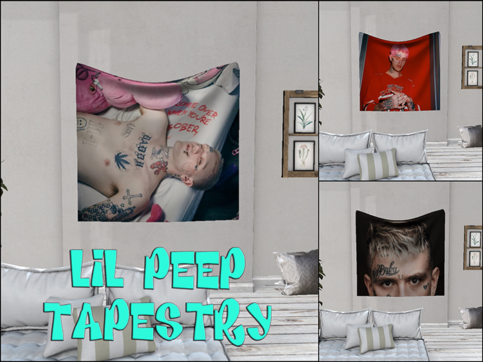 P.P // Lil Peep Tapestry 