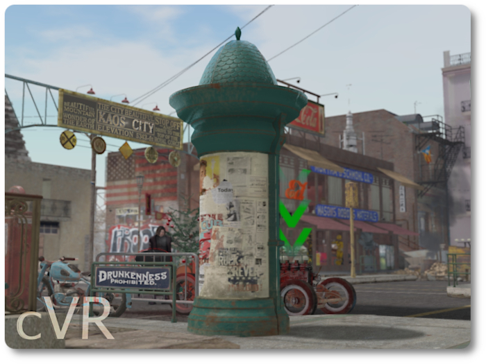 cVR Advertising Kiosk box