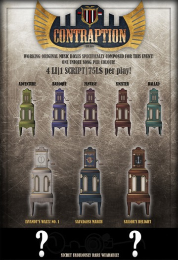 [ContraptioN] Music Box GACHA: Sailor's Delight RARE