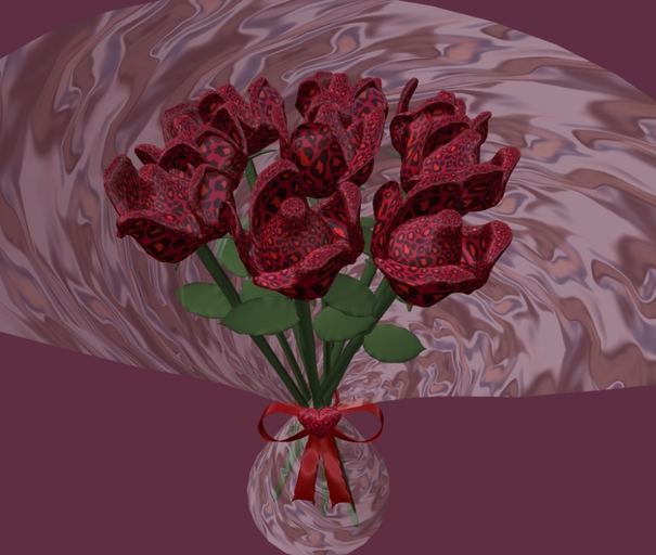 Neko-Leo Red Roses Valentines Bouquet