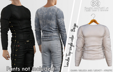 Landon Top Male Beige - Signature Gianni, Belleza Jake , Legacy, Athletic - FashionNatic