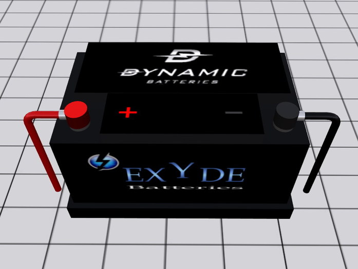 Detailed Car Battery