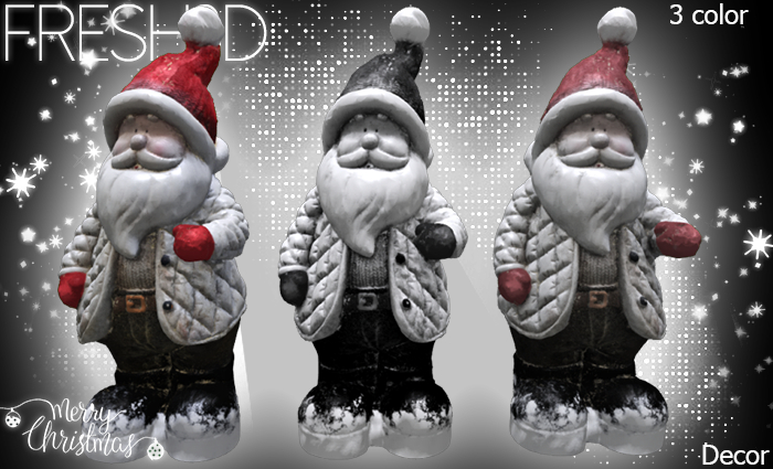 FRESH3D Cute santa