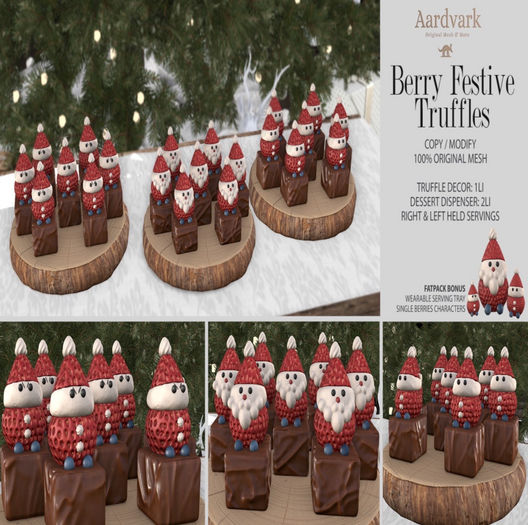 Aardvark : Berry Santa Truffles - Angry