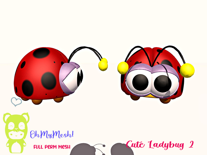 OhMyMesh! Cute Ladybug 2 Full Perm Mesh