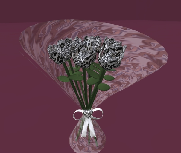 Neko-Cow Roses Valentines Bouquet