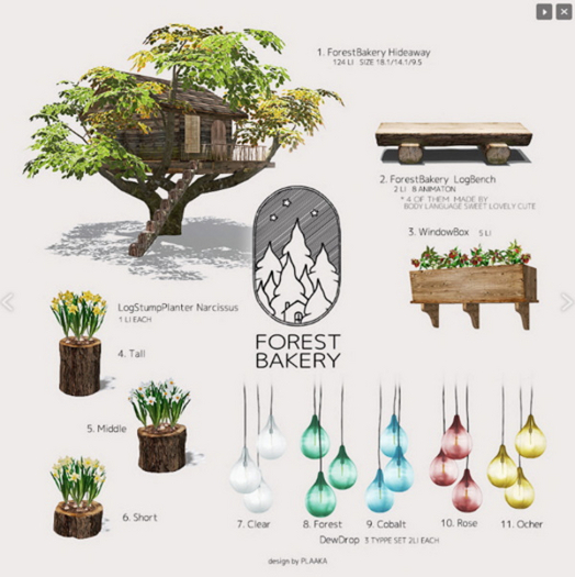 1. PLAAKA ForestBakery Hideaway RARE