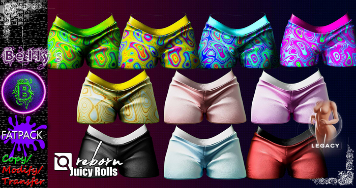 Belly's Silky Shorts(FatPack)