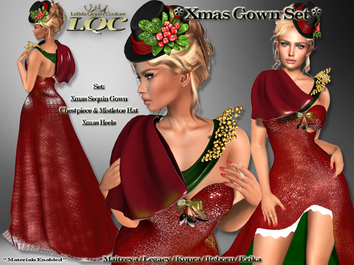 *LQC* ♕ Xmas Gown Set ♕ 