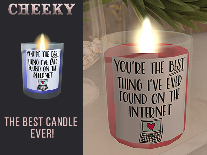 *Cheeky* Best Candle Ever Blue