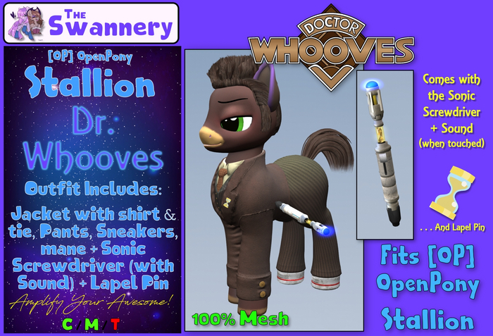 [OP] OpenPony - Dr. Whooves Outfit (David Tennant)