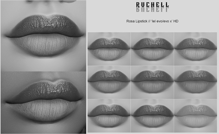 *DEMO* Ruchell: Rosa Lipstick Set // 'lel evo/x'