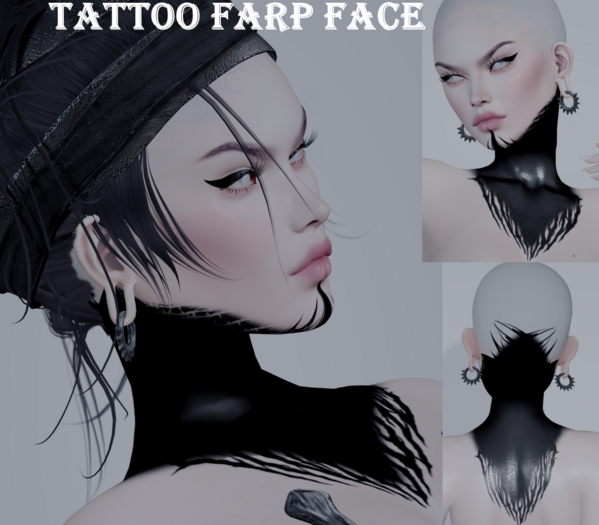 RP - TATTOO FARP FACE (BAKES ON MESH) BOM