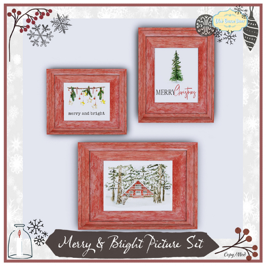 {OBD} Merry & Bright Picture Set