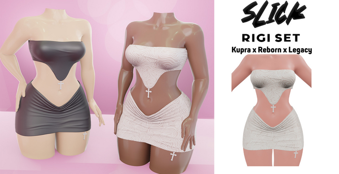 [S L I C K] Rigi Set- Nude