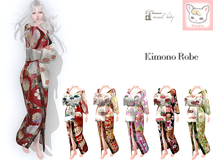 Maitreya Lara , fuayu Kimono Robe(Fat Pack)