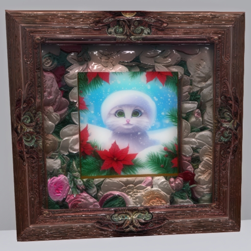 LW_ Floral Christmas Frame 4