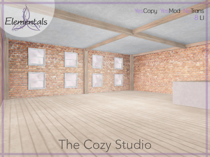 {Elementals} The Cozy Studio *8Li* {Skybox}