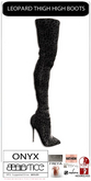 Baiastice_Leopard Thigh High Boots-Onyx