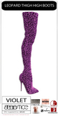 Baiastice_Leopard Thigh High Boots-Violet