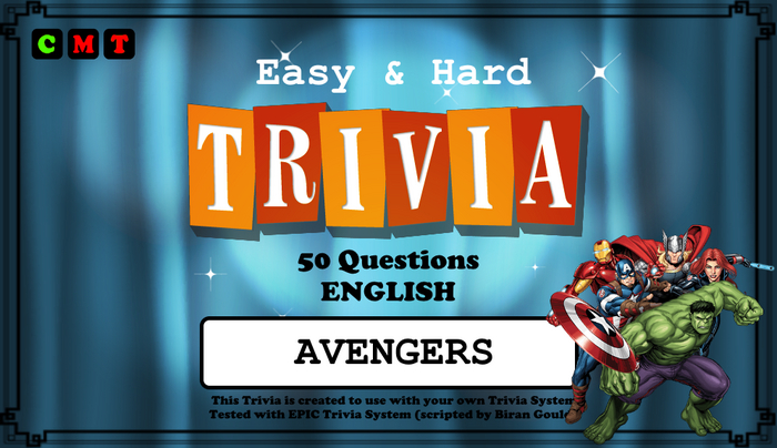 =D2T Trivia Game= Avengers [T] rezz 2 unpack