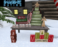 Imagine Christmas Table-Block Tree