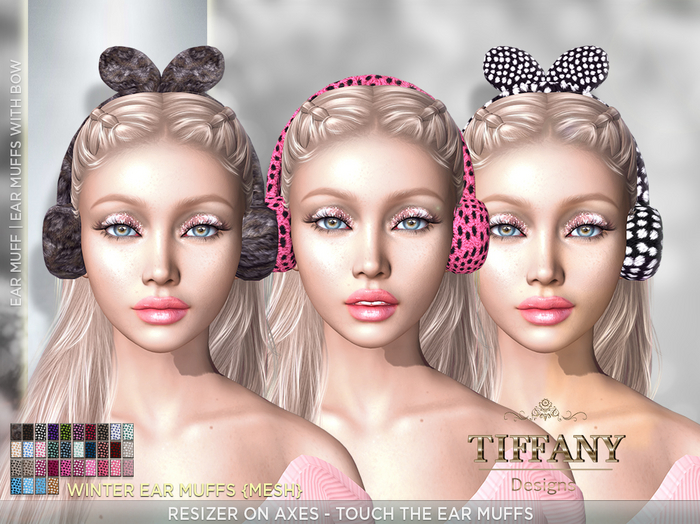 ::TD:: Winter Ear Muffs {Mesh}