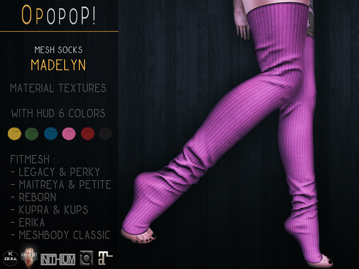 OPOPOP ! Mesh Socks MADELYN V#7