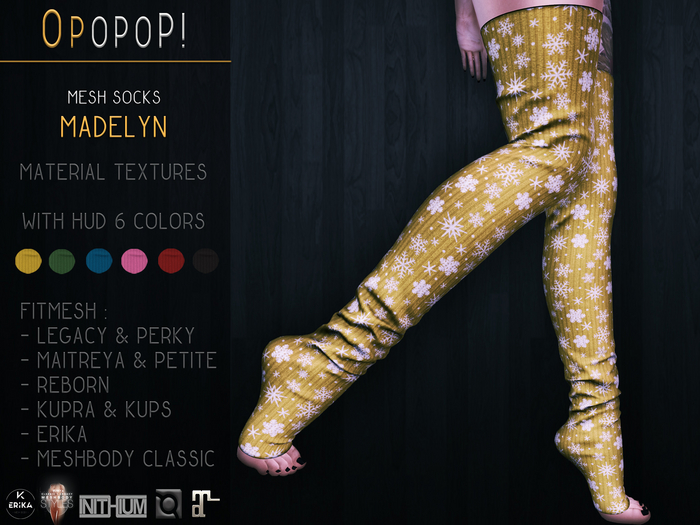 OPOPOP ! Mesh Socks MADELYN V#8