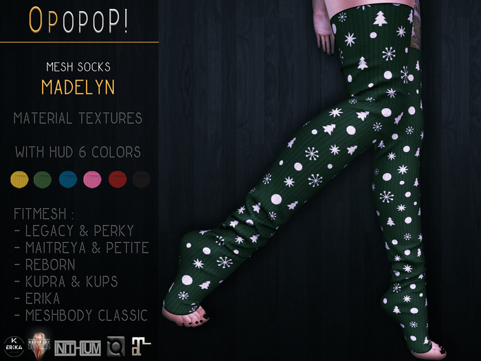 OPOPOP ! Mesh Socks MADELYN V#9