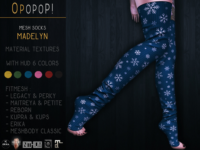 OPOPOP ! Mesh Socks MADELYN V#10