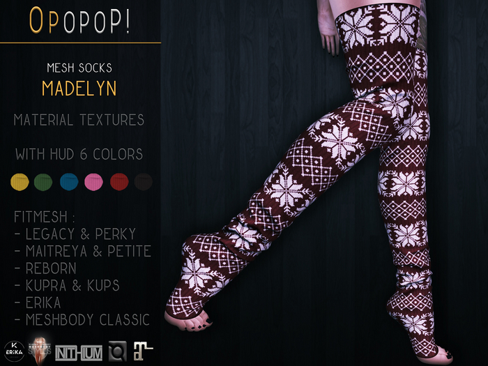 OPOPOP ! Mesh Socks MADELYN V#11