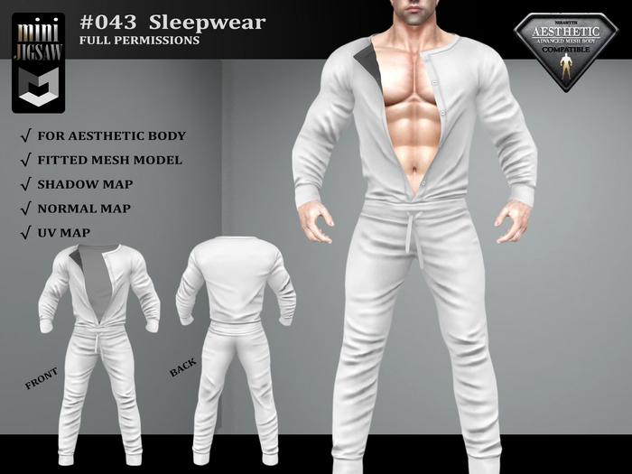 [ mJ ] #043 Full-Perm Sleepwear