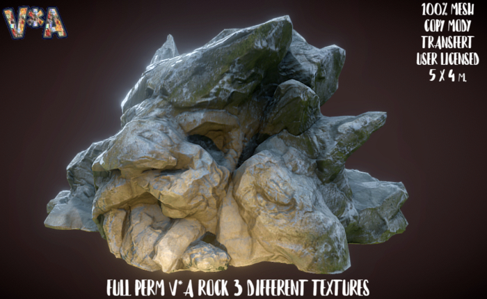 FULL PERM V*A ROCK 3 DIFFERENT TEXTURES