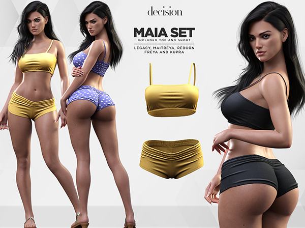Maia SET - YELLOW <DECISION>